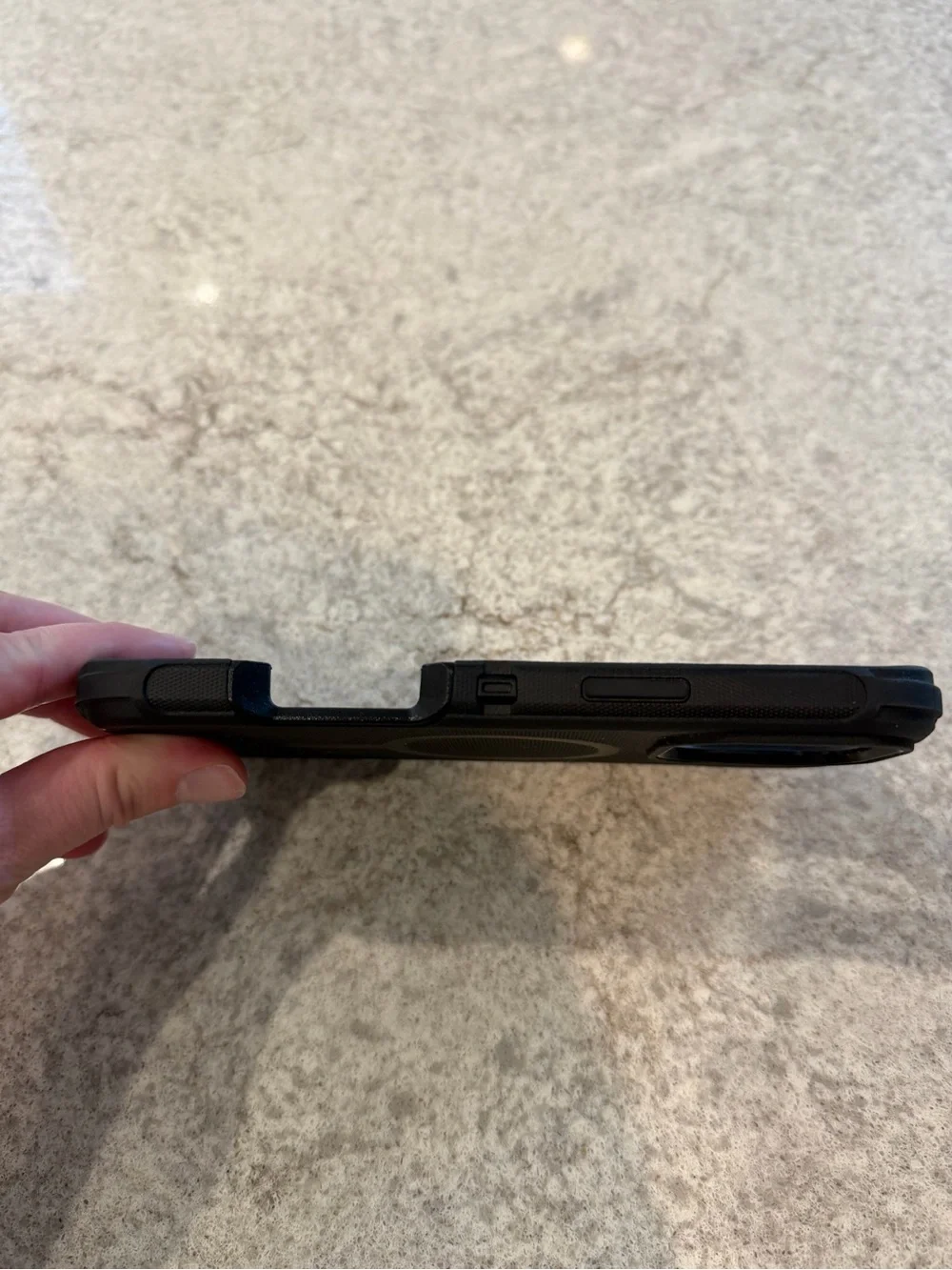 OtterBox MagSafe-Compatible Black Rugged Phone Case